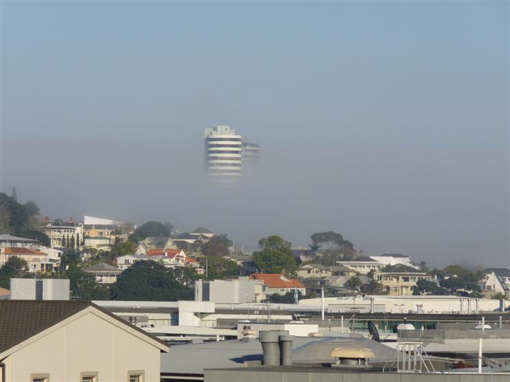 skyscraper in the clouds