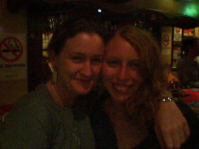 Bethan & Tracy on Jon's "Stag Night"