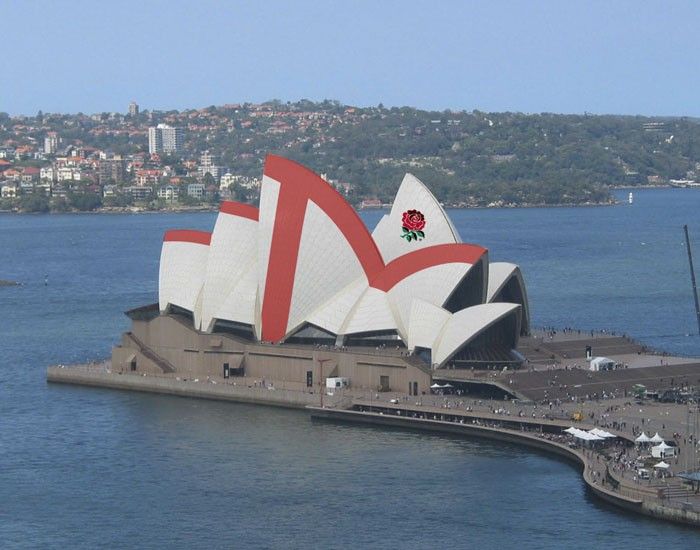 Sydney Opera House suitably redecorated