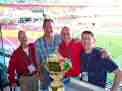 Crew at Brisbane Suncorp with Cup