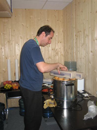 Stan making Bruschetta