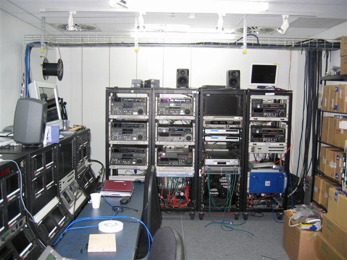 VTR equipment bay