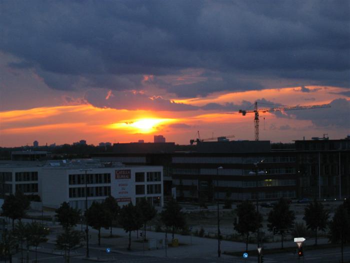 Sunset over Munich