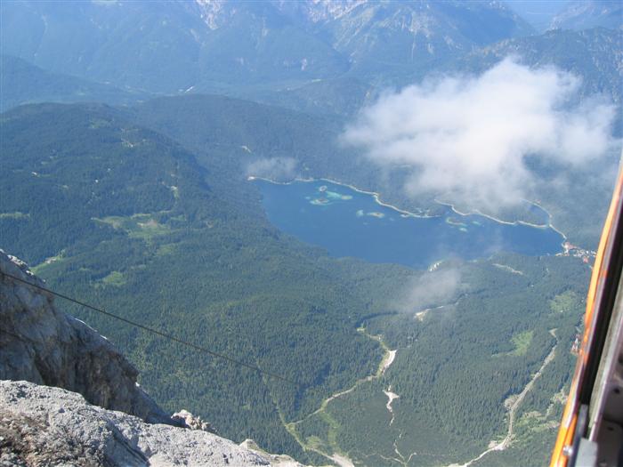 ...straight down to Eibsee