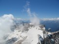 Valluga (top of St.Anton) is there somewhere