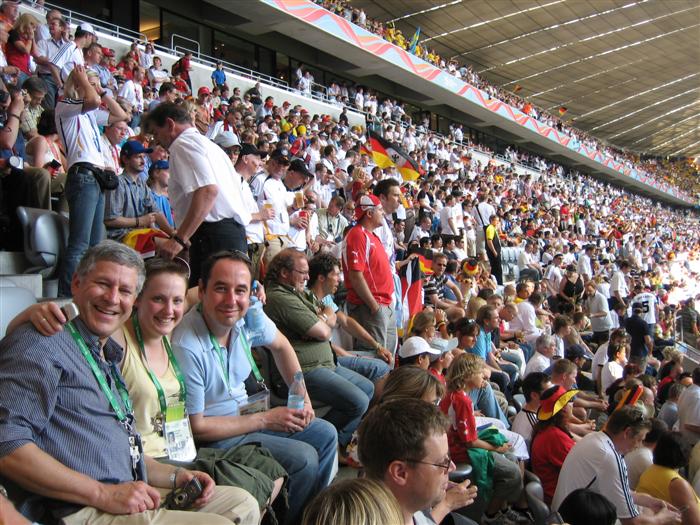 24/06/06 - Kick-off 17:00. Some of us get to see the game.