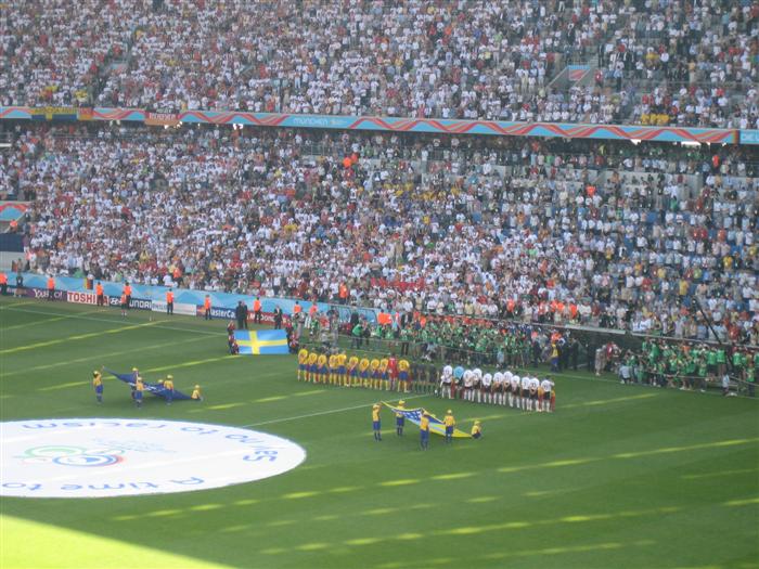 24/06/06 - Kick-off 17:00. Some of us get to see the game.