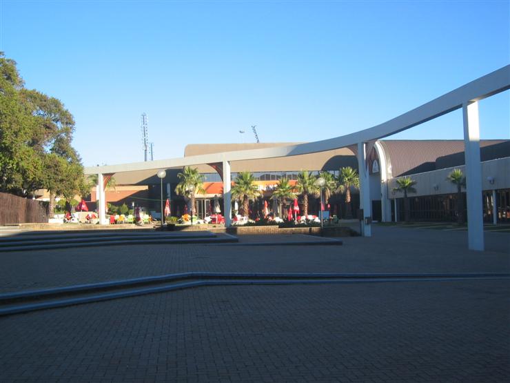 Looking towards our canteen