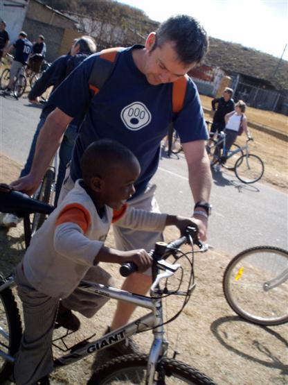 Tim's going to get help with the pedalling