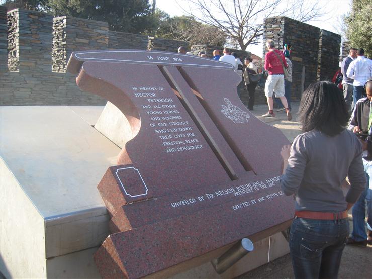 A thirteen year old victim of the Apartheid regime.