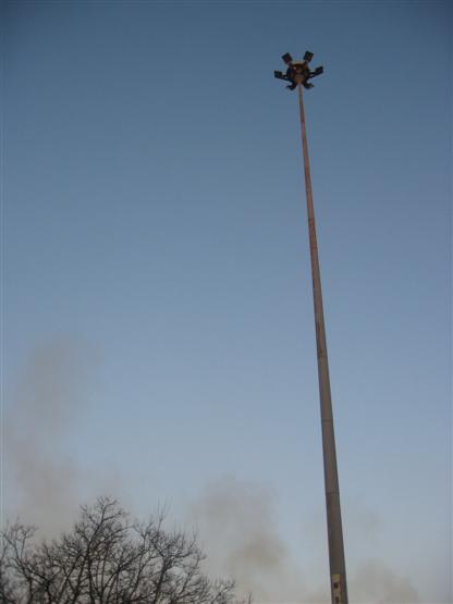 But only for these massive floodlights which were used for detecting people breaking the 9pm curfew.