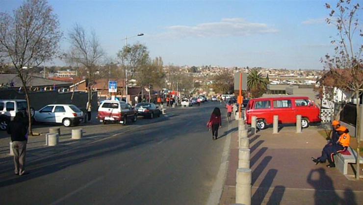 Mandela's house, down the road is now a major tourist attraction.