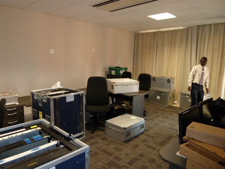 The "technical suite" at the England Hotel