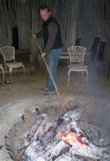 Poking The Fire With A Big Stick