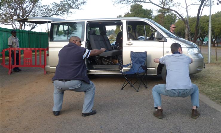 Tai Chi is easy. This is African Tai Chi