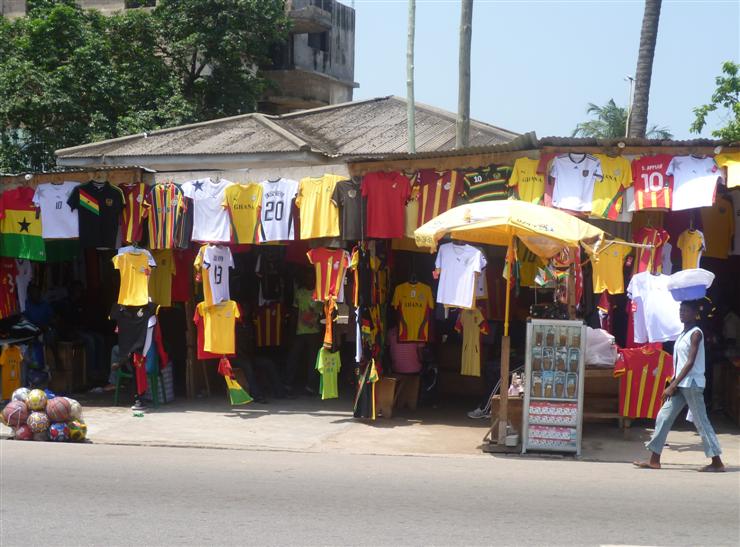 Ghana shirts half price - day after they lost