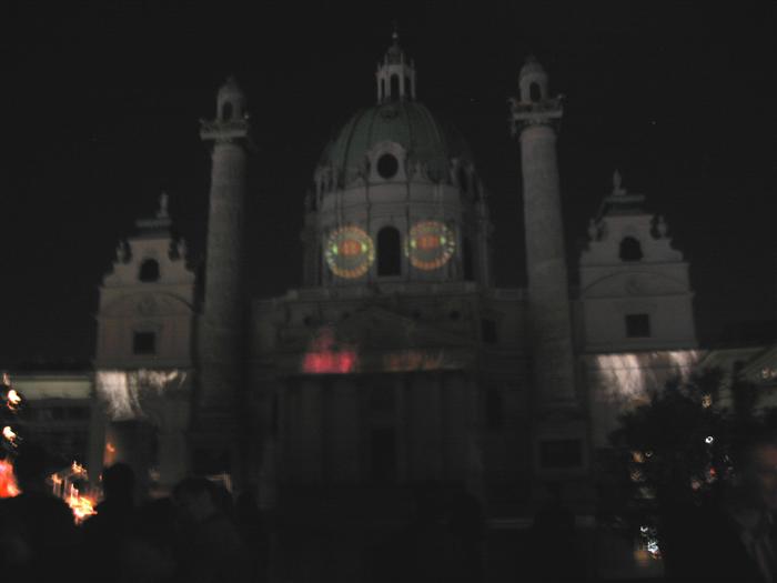 Karlskirche by night