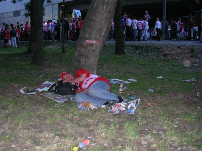 And our Austrian fan enjoyed the whole match